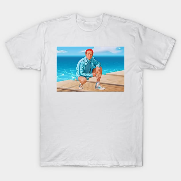 The Life Aquatic with Steve Zissou Klaus T-Shirt by Chelsea Seashell